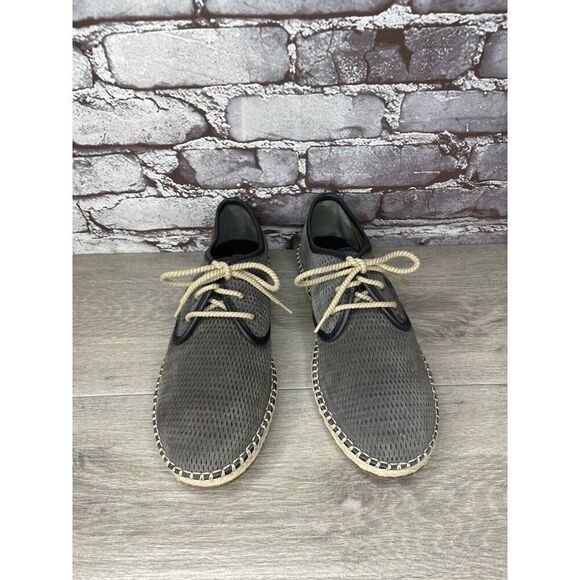 El Naturalista Gray Suede Leather Oxfords Lace Up Sneakers Shoes Men 41EU/8M US - Picture 11 of 16